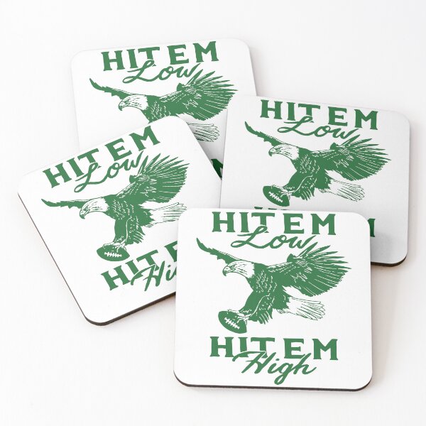 Item preview, Hit 'Em Low Hit 'Em High Green Eagles designed and sold by SnarkoClothes.