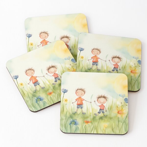 Item preview, Two Happy Children designed and sold by CalmnessbyChoice.