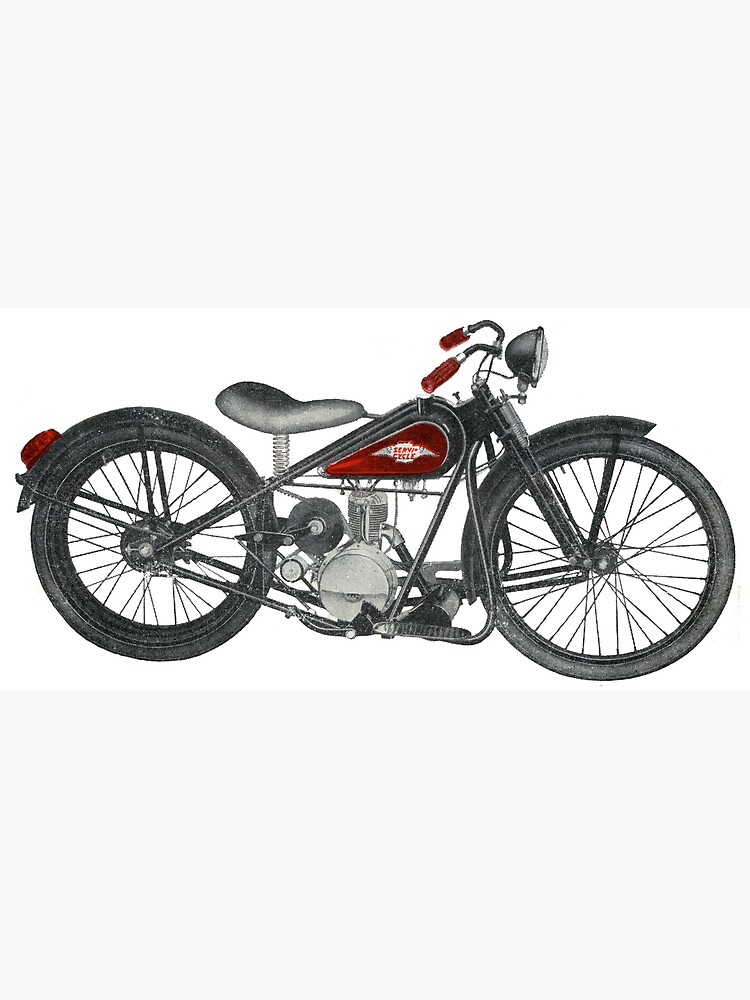 The Old MotorBike 1950s Economy! Poster for Sale by taspaul