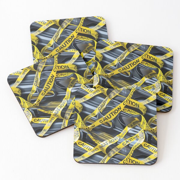 Item preview, Funny Trendy Black Yellow Caution Tape Warning designed and sold by ArtisticPen-art.