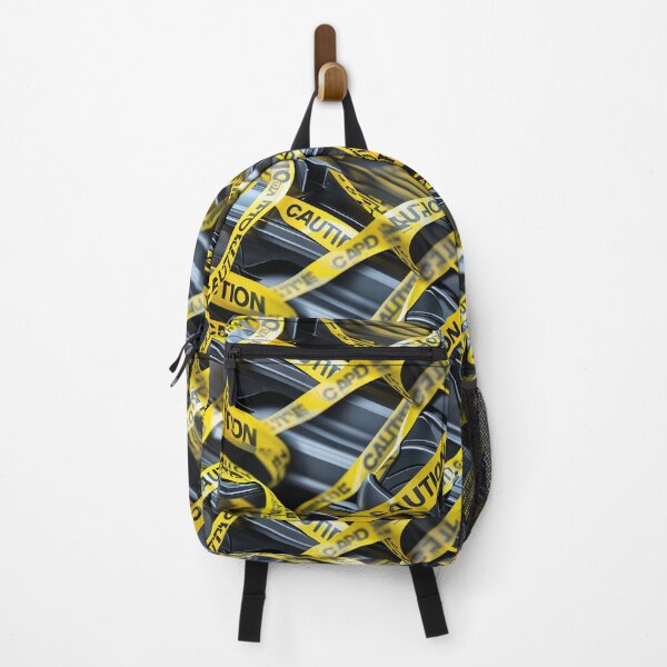Item preview, Funny Trendy Black Yellow Caution Tape Warning designed and sold by ArtisticPen-art.