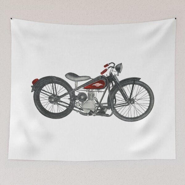 Item preview, The Old MotorBike 1950s Economy!  designed and sold by taspaul.