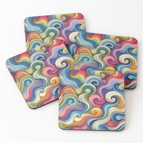 Item preview, Vibrant Rainbow Abstract Pattern designed and sold by Zeeshankhan1345.