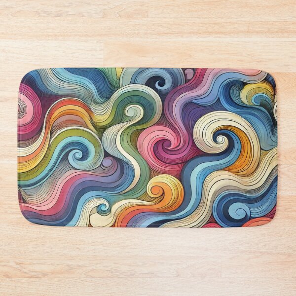 Item preview, Vibrant Rainbow Abstract Pattern designed and sold by Zeeshankhan1345.