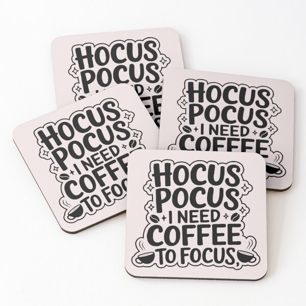 Item preview, Hocus Pocus I Need Coffee To Focus designed and sold by universe-hold ⭐⭐⭐⭐⭐.