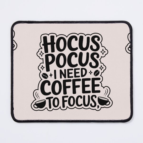 Item preview, Hocus Pocus I Need Coffee To Focus designed and sold by universe-hold ⭐⭐⭐⭐⭐.