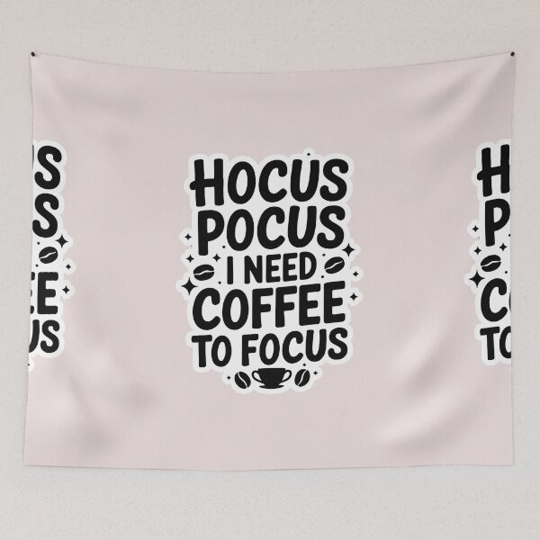 Item preview, Hocus Pocus I Need Coffee To Focus designed and sold by universe-hold ⭐⭐⭐⭐⭐.