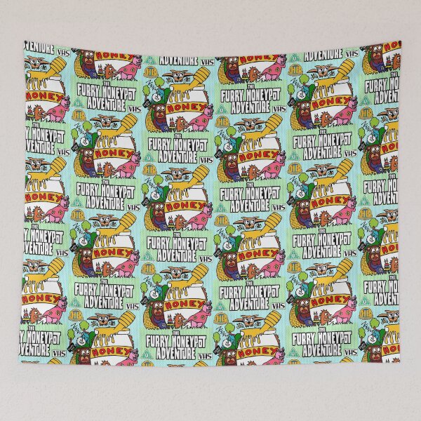 Item preview, RIK MAYALL Bottom tv show art Furry Honeypot Adventure Clem Wear designed and sold by ClemWear.