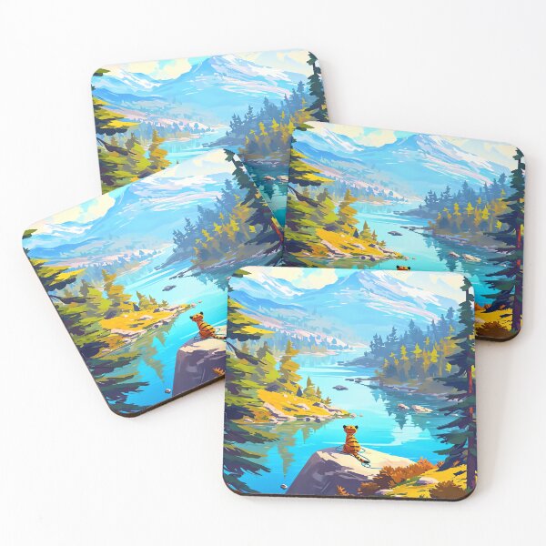 Item preview, Tiger Adventurers in the Mountains designed and sold by cute-animals99.