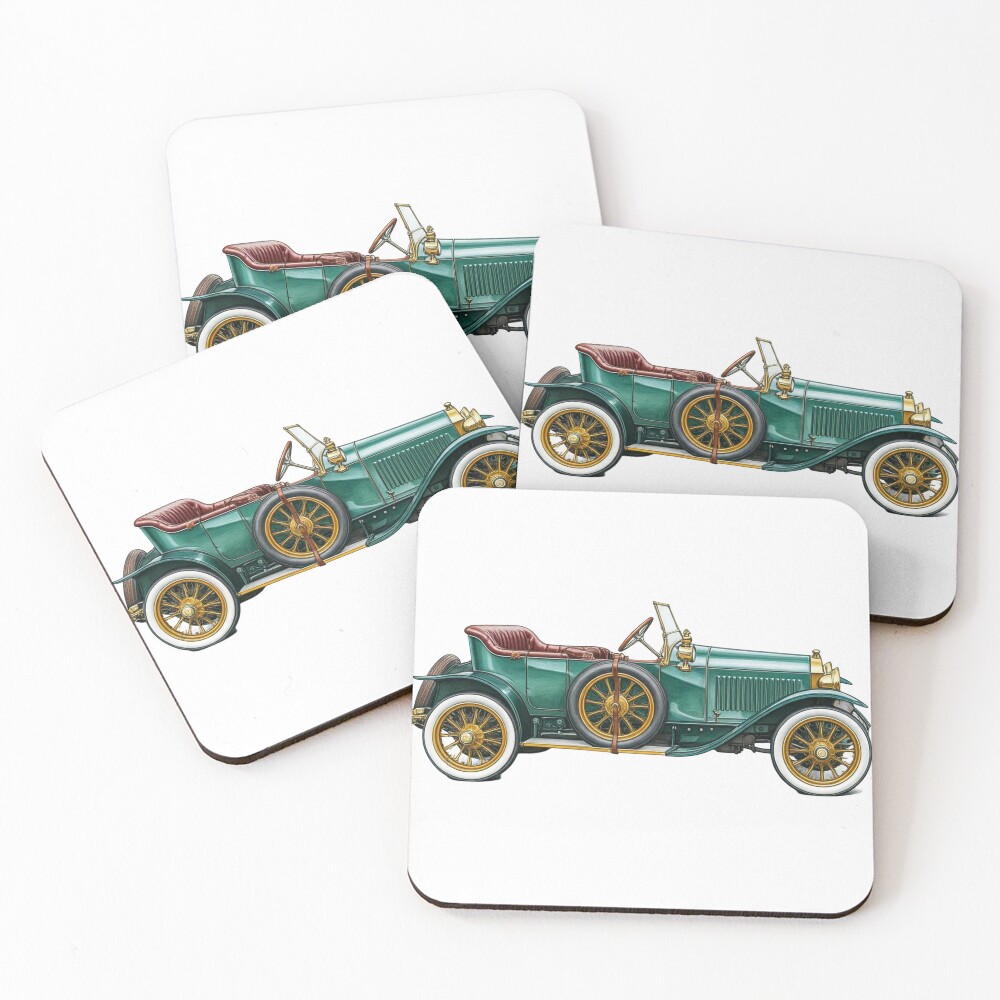 Item preview, Coasters (Set of 4) designed and sold by ClassiCarCreate.