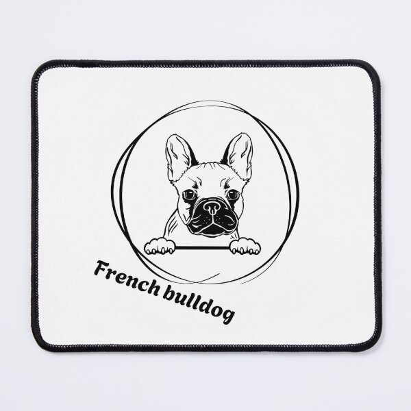 Item preview, Cute French Bulldog Silhouette – Dog Head Design designed and sold by SimpleUla.