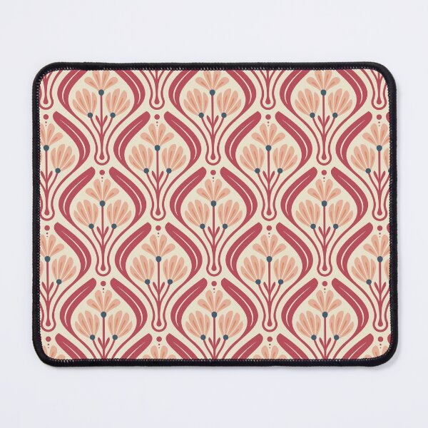 Item preview, KF 0341 D - Vintage Retro Daisy 70s Floral Pattern in Magenta Pink Cream designed and sold by KhakiFinch.