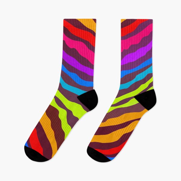 Item preview, Rainbow Tiger Stripe - Bold and Vibrant Animal Print Design designed and sold by Timegraf.