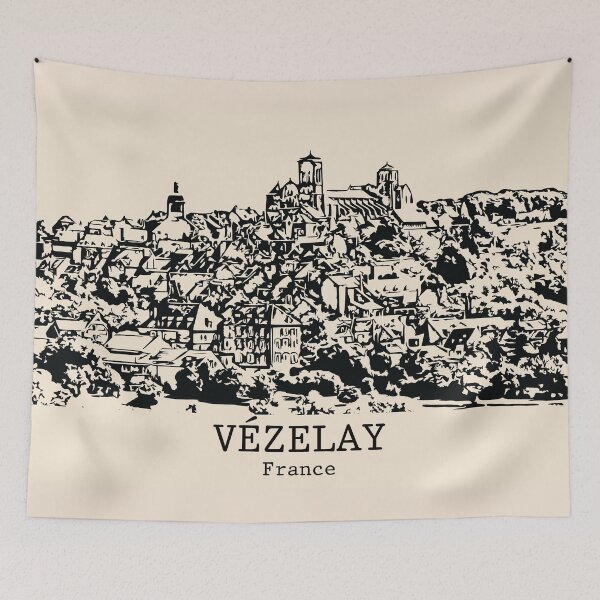 Item preview, Vézelay - France designed and sold by Lakeric Cityscapes.