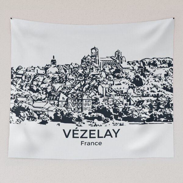 Item preview, Vézelay - France designed and sold by Lakeric Cityscapes.