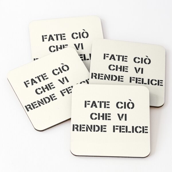 Item preview, 'Do What Makes You Happy' in italian designed and sold by GoodNRG Boutique .