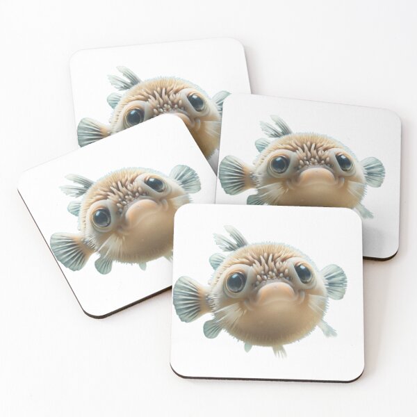 Item preview, Cute Pufferfish Sea Animal Kawaii designed and sold by SamiraArts.