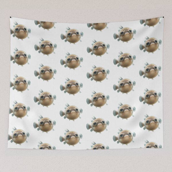 Item preview, Cute Pufferfish Sea Animal Kawaii designed and sold by SamiraArts.