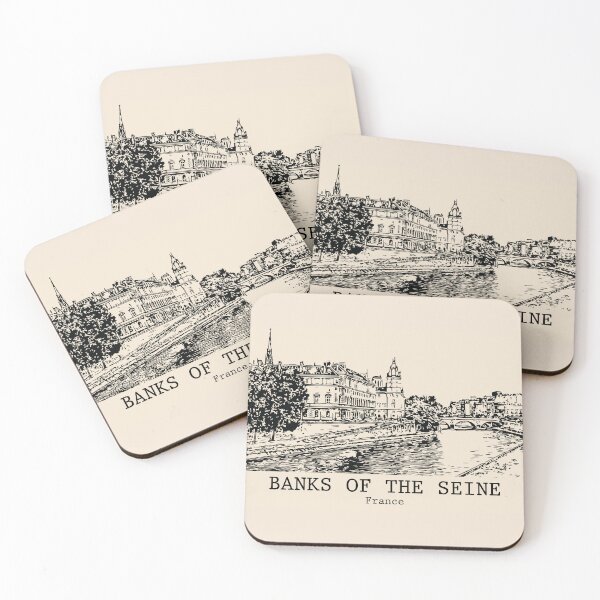 Item preview, Banks of the Seine - France designed and sold by Lakeric Cityscapes.