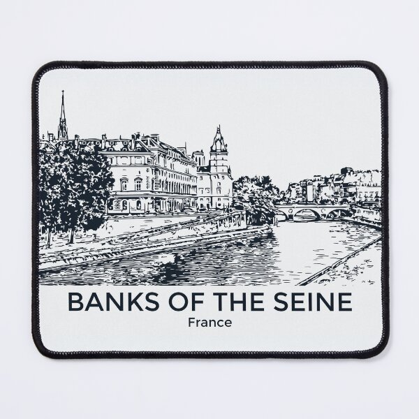 Item preview, Banks of the Seine - France designed and sold by Lakeric Cityscapes.