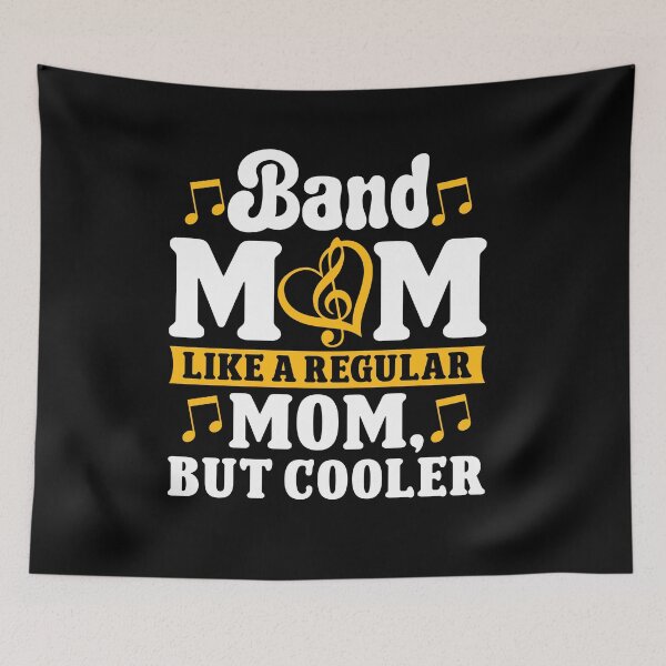 Item preview, Heart Proud Marching Band Mom Like A Regular Mom designed and sold by Dressed For  Duty.