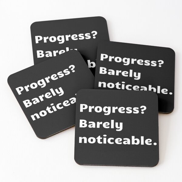 Item preview, Progress? Barely noticeable - Funny Gift designed and sold by CherryKaJa.