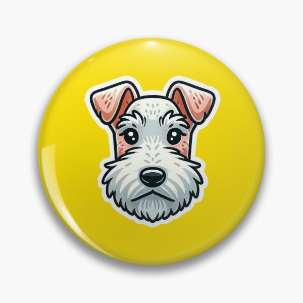 Item preview, Wire Fox Terrier Head  designed and sold by ArtistEmbrace.