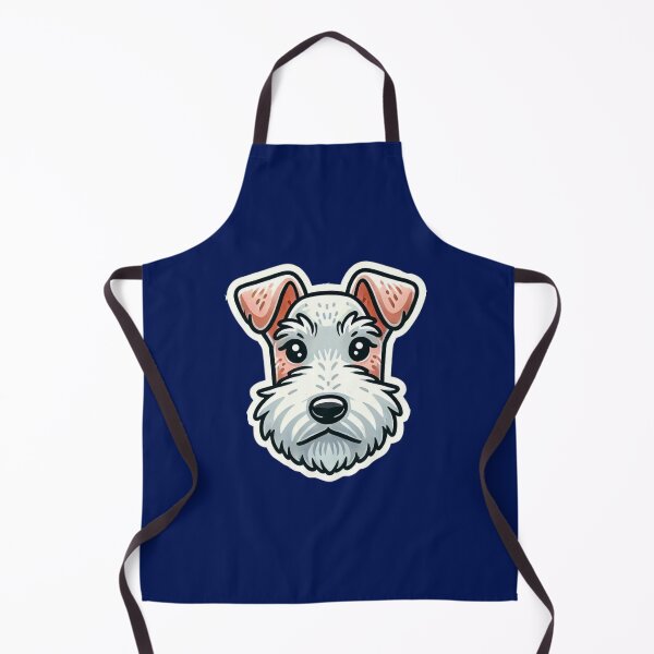 Item preview, Wire Fox Terrier Head designed and sold by ArtistEmbrace.
