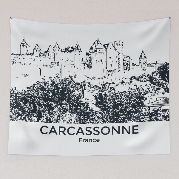 Item preview, Carcassonne - France designed and sold by Lakeric Cityscapes.