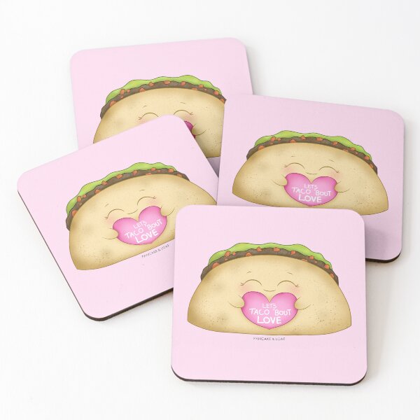 Item preview, Let's Taco 'bout Love! - Cute Valentine's Day Taco designed and sold by PancakeAndLoaf.