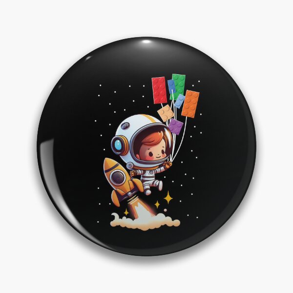 Item preview, Building Blocks Bricks Space Astronaut Funny Master Builder designed and sold by Dressed For  Duty.