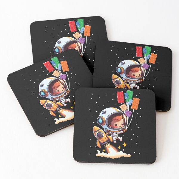 Item preview, Building Blocks Bricks Space Astronaut Funny Master Builder designed and sold by Dressed For  Duty.