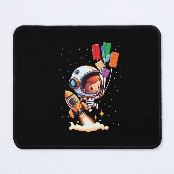 Item preview, Building Blocks Bricks Space Astronaut Funny Master Builder designed and sold by Dressed For Duty.