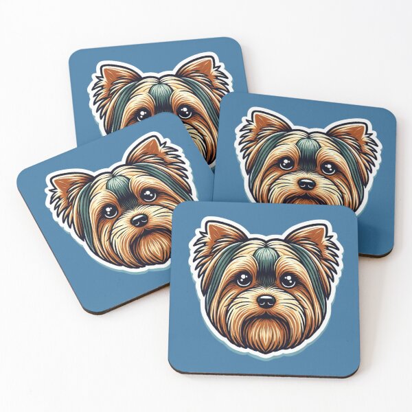 Item preview, Yorkshire Terrier Head  designed and sold by ArtistEmbrace.