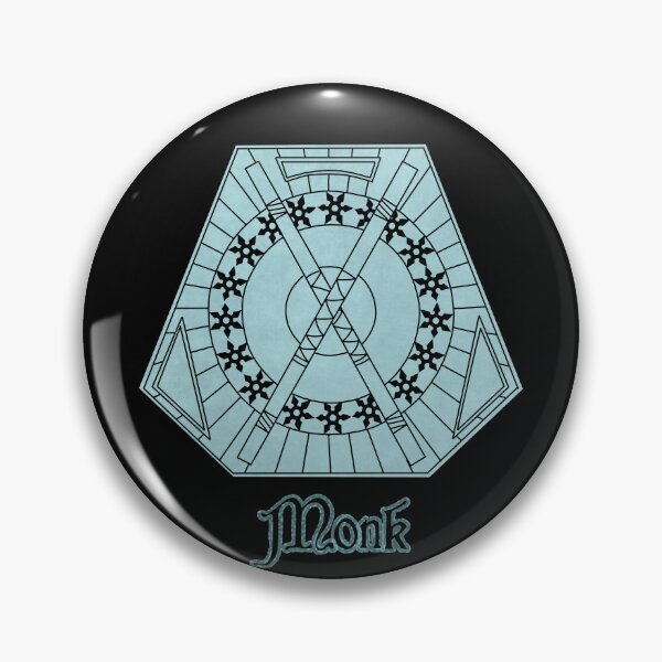 Item preview, Monk Class Emblem  designed and sold by Chaos Bound Designs.