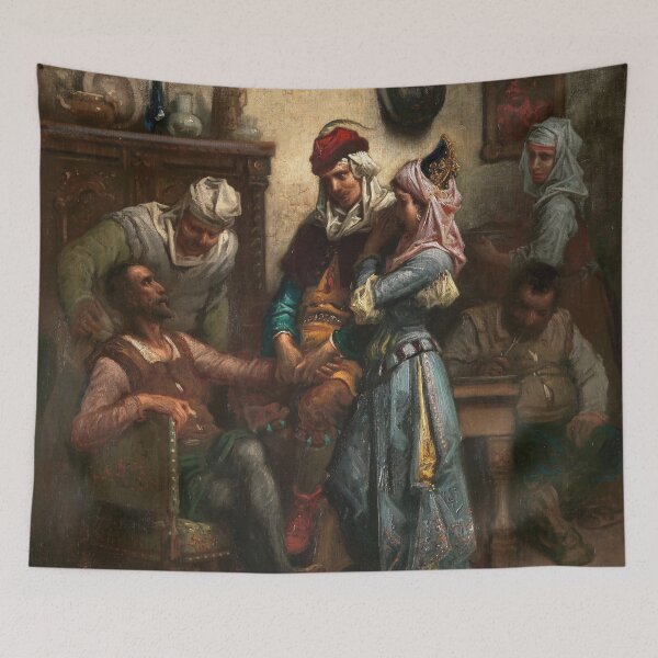 Item preview,  Don Quixote and Sancho Panza Entertained by Basil and Quiteria designed and sold by Craphe.