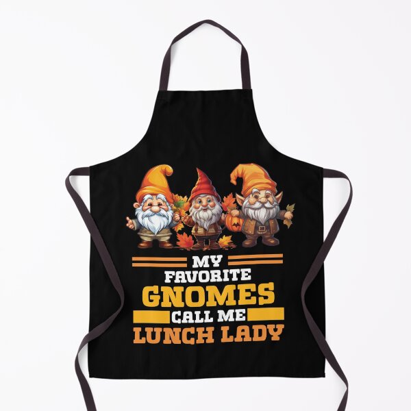 Item preview, My Favorite Gnomes Call Me Lunch Lady Thanksgiving designed and sold by Dressed For Duty.