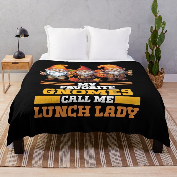 Item preview, My Favorite Gnomes Call Me Lunch Lady Thanksgiving designed and sold by Dressed For Duty.