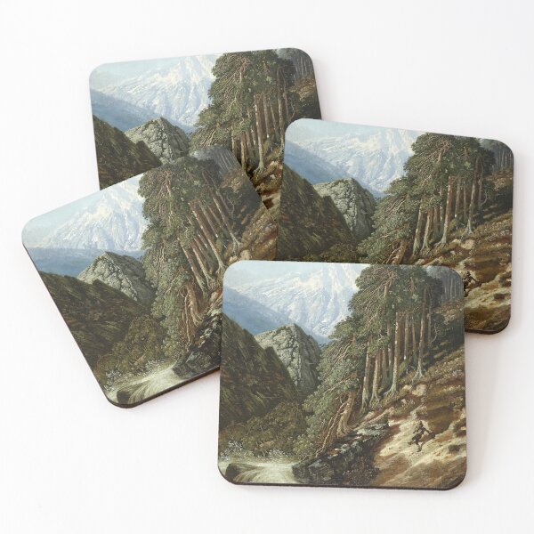Item preview, Alpine Landschaft mit Wildbach designed and sold by Craphe.