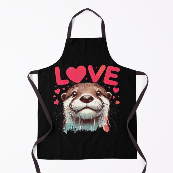 Item preview, Love Otter Happy Valentines Day designed and sold by TomFrontierArt.