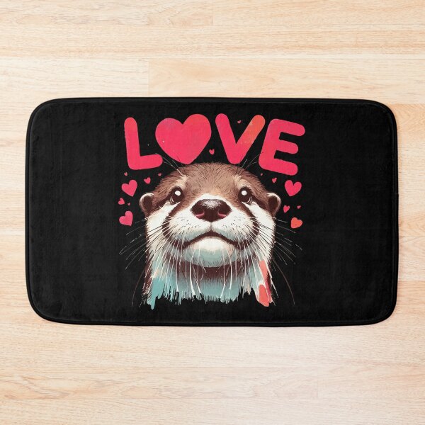 Item preview, Love Otter Happy Valentines Day designed and sold by TomFrontierArt.