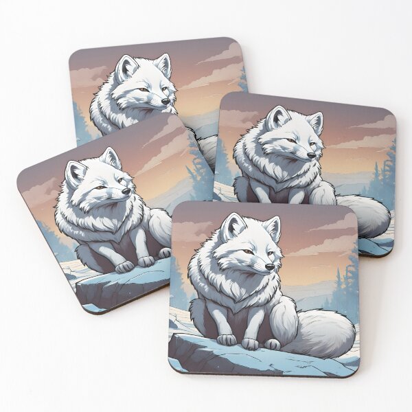 Item preview, Majestic Arctic Fox Surrounded by Snowy Wilderness designed and sold by  Max's Animal Artistry.