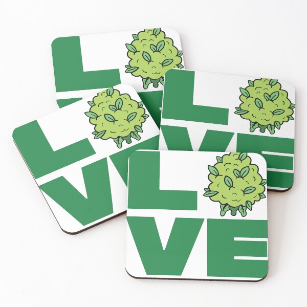 Item preview, Love Weed – Fun Cannabis-Themed Design for Stoners designed and sold by Cannaxes Studio.