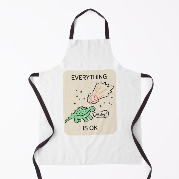 Item preview, Everything is ok, Dinosaur with asteroid designed and sold by FunEyeDesign.