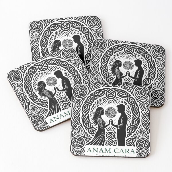 Item preview, Celtic Anam Cara Soulmate Design - Handfasting Love Art designed and sold by Tommy Studio.