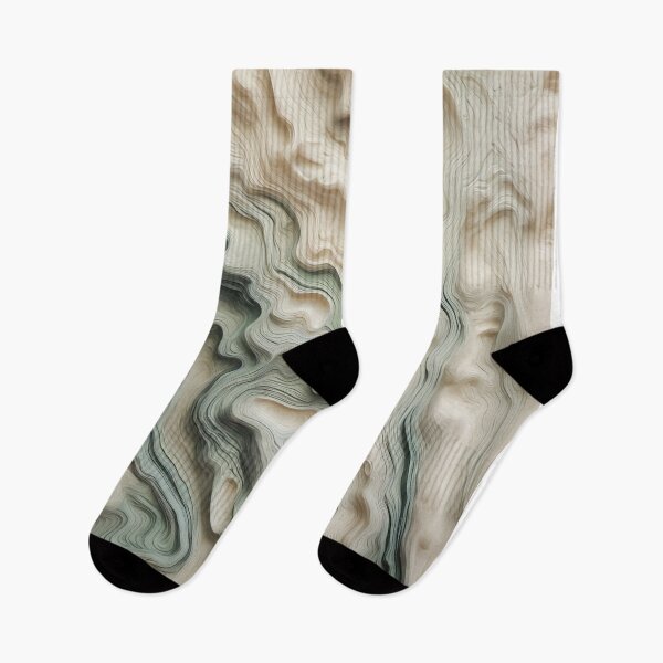 Item preview, Layered Terrain: Organic Flow and Depth designed and sold by ArtArchive-KK.