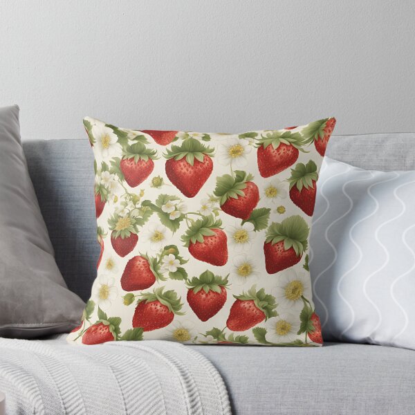 Artikelvorschau, Erdbeeren & Blumen entworfen und verkauft von DazzDesigns.