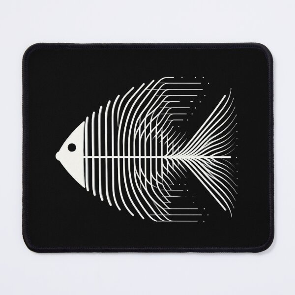 Item preview, High, Classic, Abstract Fishbone, Black Background, Big Pattern designed and sold by GaborSkeleton.