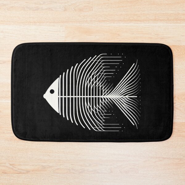 Item preview, High, Classic, Abstract Fishbone, Black Background, Big Pattern designed and sold by GaborSkeleton.