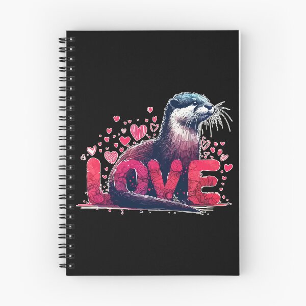 Item preview, Love Otter Sketchy Happy Valentines Day  designed and sold by TomFrontierArt.